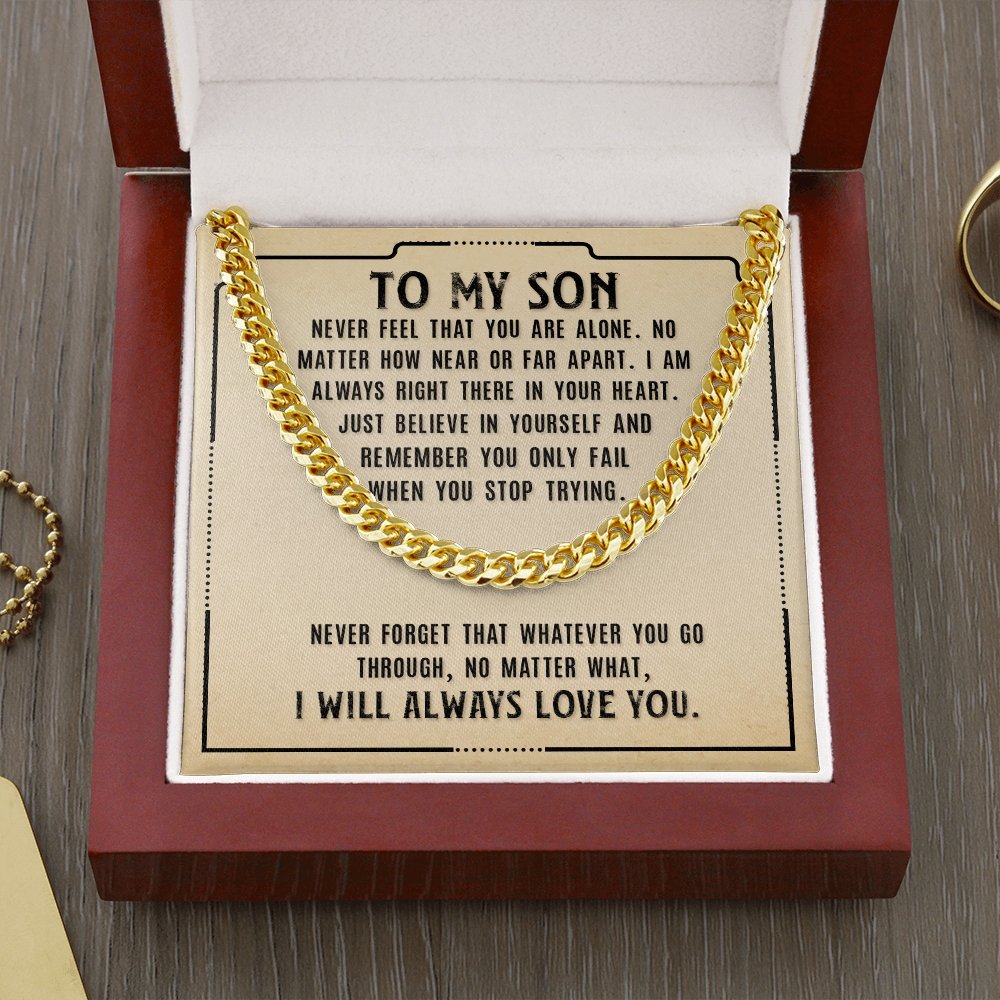 My Son Cuban Chain Necklace
