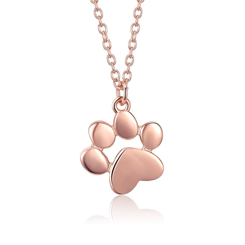 Paw Footprint Necklace